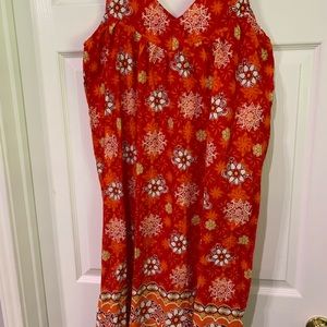 Casual Summer Cotton Dress Size Large